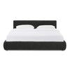 Isla Charcoal Textured Velvet King Bed Model: TOV-B69165
