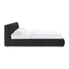 Isla Charcoal Textured Velvet King Bed Model: TOV-B69165