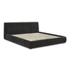 Isla Charcoal Textured Velvet King Bed Model: TOV-B69165