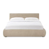 Isla Taupe Textured Velvet Queen Bed Model: TOV-B69166