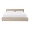Isla Taupe Textured Velvet King Bed Model: TOV-B69167