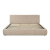Isla Taupe Textured Velvet King Bed Model: TOV-B69167
