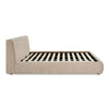 Isla Taupe Textured Velvet King Bed Model: TOV-B69167