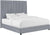 Arabelle Grey Bed in King Model: TOV-B96