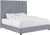 Arabelle Grey Bed in Queen Model: TOV-B97