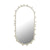 Bubbles Ivory Large Oval Wall Mirror Model: TOV-C18414
