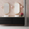 Bubbles Ivory Large Oval Wall Mirror Model: TOV-C18414