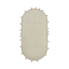 Bubbles Ivory Large Oval Wall Mirror Model: TOV-C18414