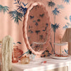 Agnes Mauve Oval Mirror Model: TOV-C68814