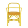 Ginny Yellow Rattan Dining Chair Model: TOV-D21023