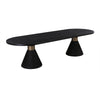 Rishi Black Rope Oval Table Model: TOV-D44047