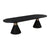 Rishi Black Rope Oval Table Model: TOV-D44047