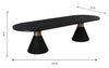 Rishi Black Rope Oval Table Model: TOV-D44047