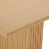 Chelsea Natural Oak Wood 96" Rectangular Dining Table Model: TOV-D44132