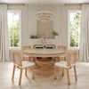 Amara Rattan Performance Fabric Dining Chair Model: TOV-D44150