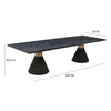 Rishi Black Rope Rectangular Table Model: TOV-D44153