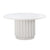 Kali White 55" Round Dining Table Model: TOV-D44174