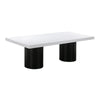Nova White Lacquer 95" Rectangular Dining Table Model: TOV-D44185