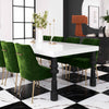Beatrix Green Velvet Side Chair Model: TOV-D46