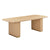 Akiba Natural Ash & Rattan 96" Rectangular Dining Table Model: TOV-D54220