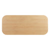 Akiba Natural Ash & Rattan 96" Rectangular Dining Table Model: TOV-D54220