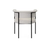 Taylor Cream Performance Linen Dining Chair Model: TOV-D54239
