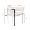 Taylor Cream Performance Linen Dining Chair Model: TOV-D54239