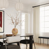 Akola Black Oak Rectangular Dining Table Model: TOV-D54247