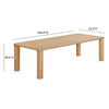 Akola Natural Oak Rectangular Dining Model: TOV-D54248