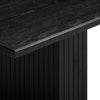 Chelsea Black Oak Rectangular Dining Table Model: TOV-D54264
