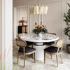 Cosette Black Performance Linen Dining Chair Model: TOV-D54266