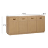 Aria Natural Oak Buffet Model: TOV-D54268