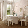 Elise Ivory White Performance Velvet Dining Chair Model: TOV-D54332