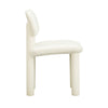 Elise Ivory White Performance Velvet Dining Chair Model: TOV-D54332