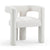 Sloane Bone White Upcycled Fabric Chair Model: TOV-D54350