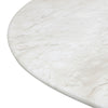 Brut White Marble Pattern Indoor/Outdoor Dining Table Model: TOV-D54408