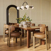 Odessa Saddle Brown Vegan Leather Dining Chair Model: TOV-D54437