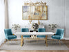 Beatrix Sea Blue Velvet Side Chair Model: TOV-D6168