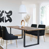 Beatrix Black Velvet Side Chair Model: TOV-D6179