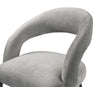 Rocco Slub Grey Dining Chair Model: TOV-D6189