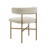 Kim Velvet Chair in Cream Model: TOV-D6433