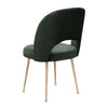 Swell Forest Green Velvet Chair Model: TOV-D6486