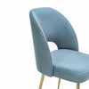 Swell Sea Blue Velvet Chair Model: TOV-D66