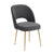 Swell Dark Grey Velvet Chair Model: TOV-D67