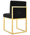 Haute Black Velvet Chair Model: TOV-D68249