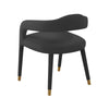 Lucia Black Velvet Dining Chair Model: TOV-D68415