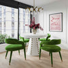 Lucia Green Velvet Dining Chair Model: TOV-D68417