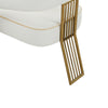 Corralis Cream Performance Linen Dining Chair Model: TOV-D68475