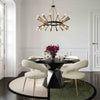 Rocco Cream Performance Boucle Dining Chair Model: TOV-D68535