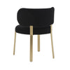 Margaret Black Performance Boucle Dining Chair Model: TOV-D68648